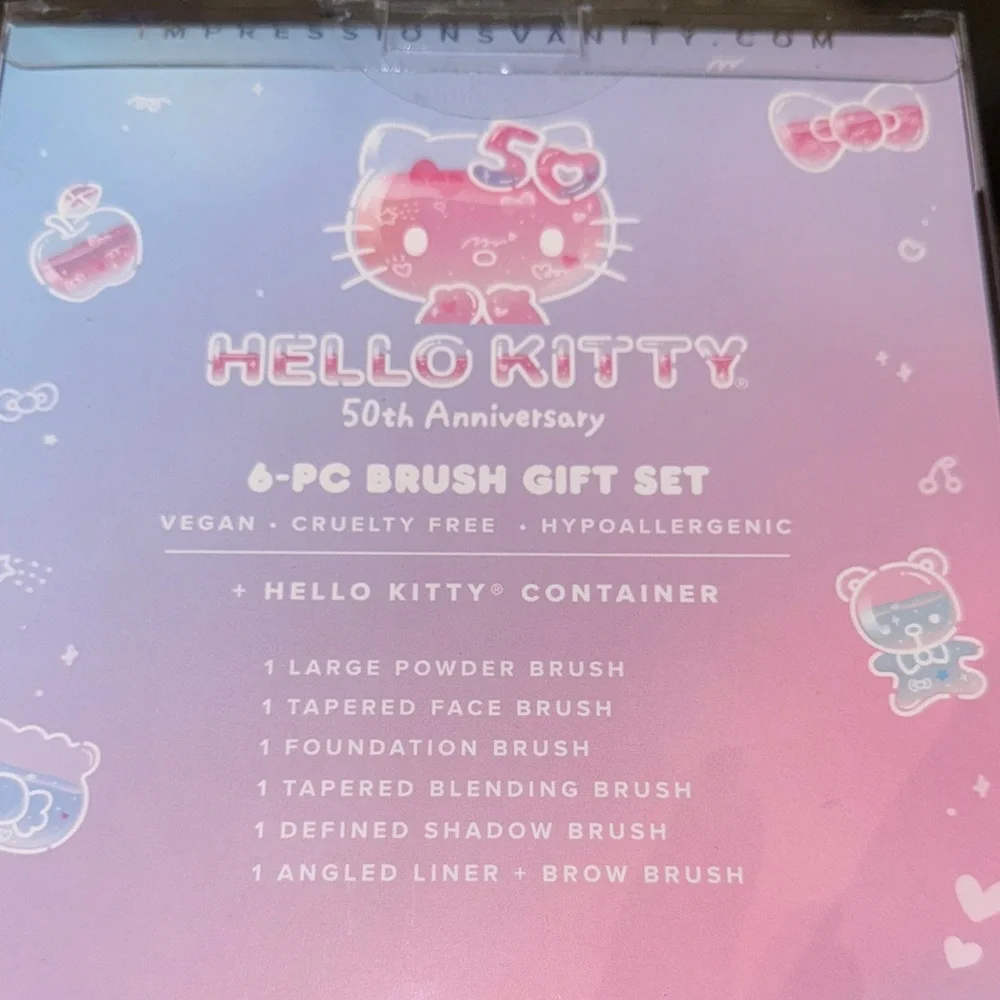 Hello Kitty Impressions Vanity Hello Kitty‎ 50th 6 PCs